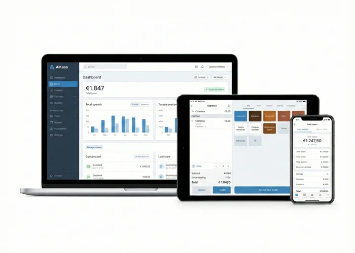 Pregled Aikasa fiskalne blagajne na tabletu i mobitelu